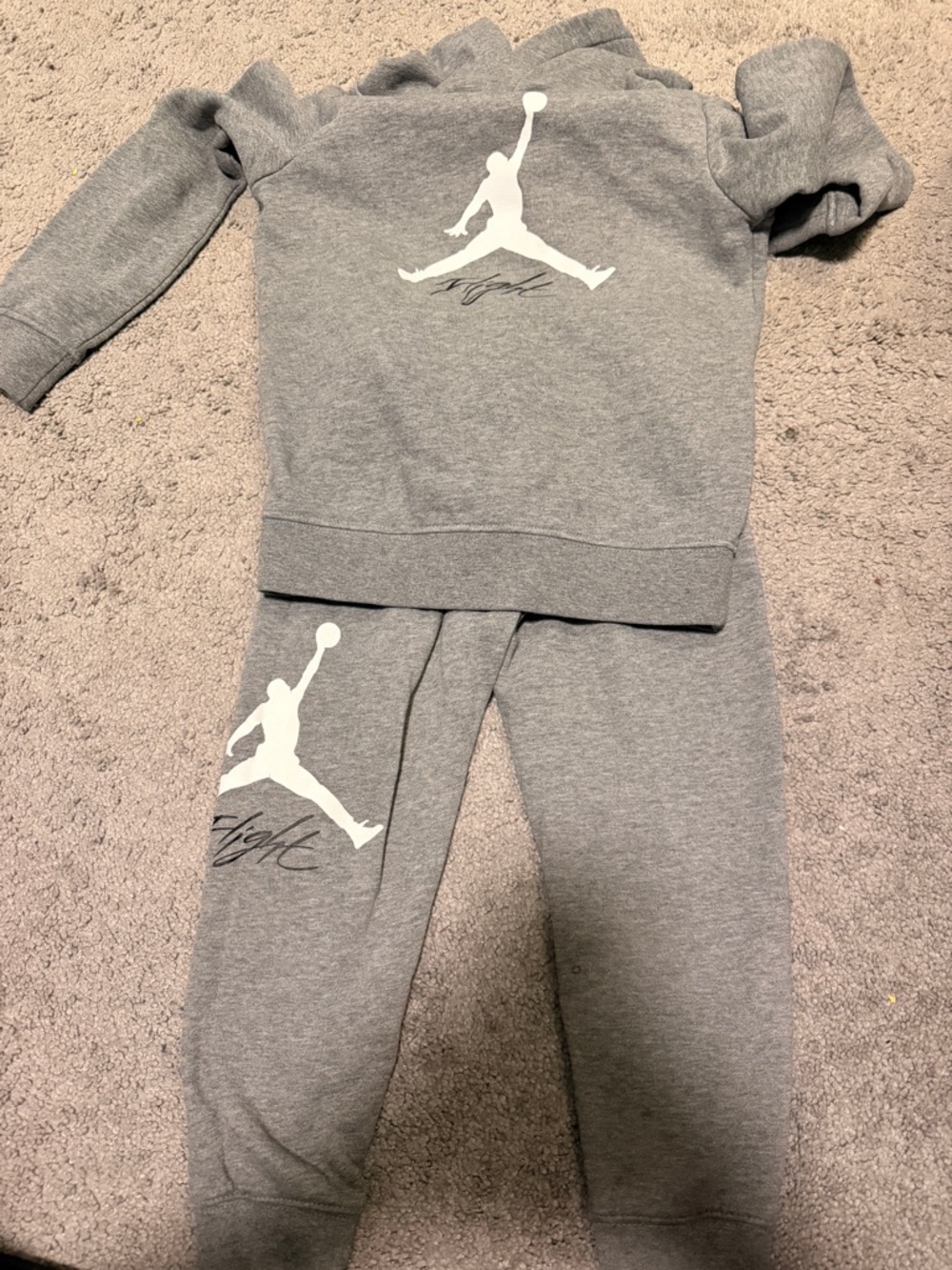 Jordan Gray Kids' Jumpman Sweatshirt & Joggers Set